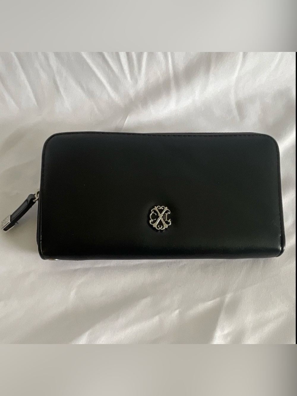 Women's Wallet - Black with Silver Emblem